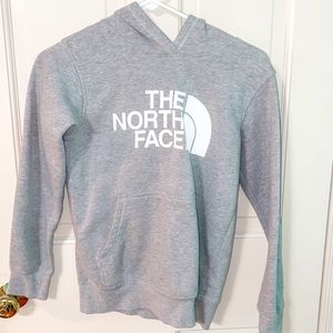 gray north face hoodie